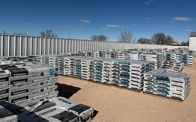 Roofing supplies at Johnson Wholesale Lumber.