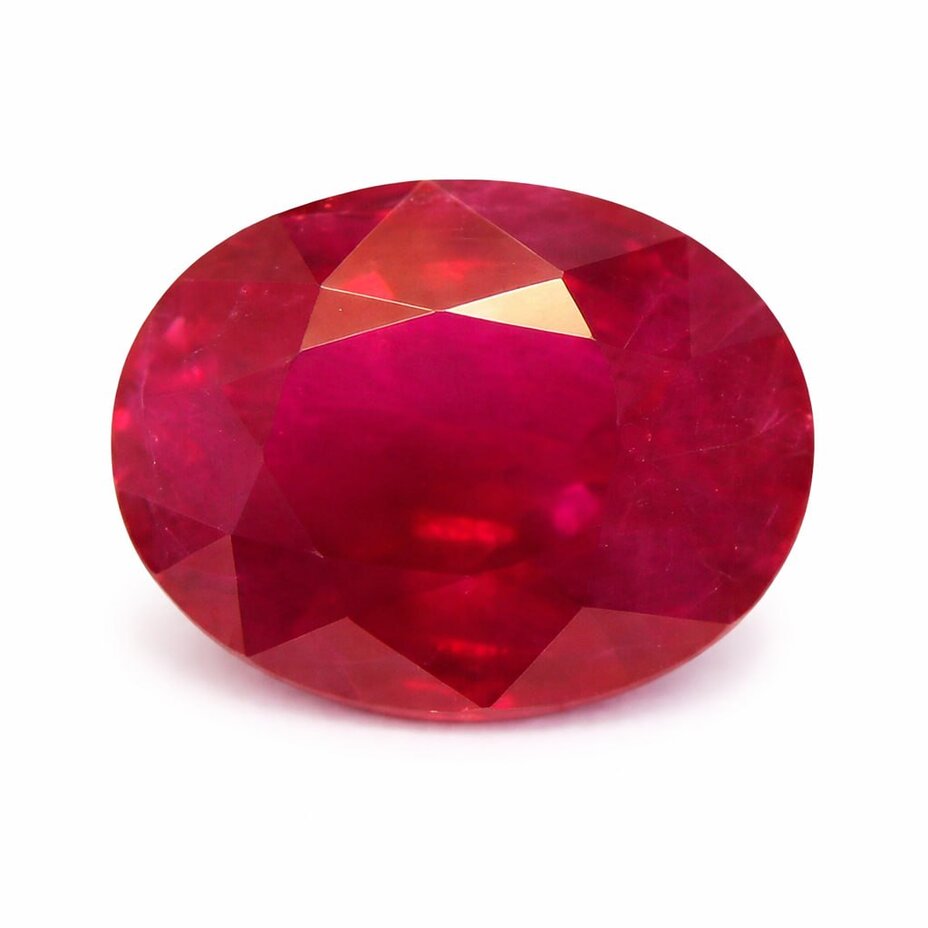 oval Burmese ruby