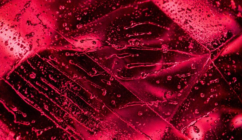  flux residue trapped inside a Mozambique ruby