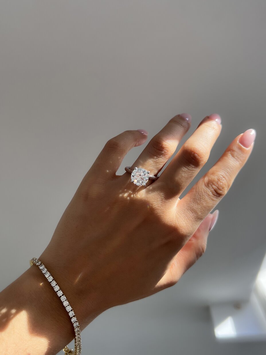 Avery White Gold Solitaire Engagement Ring