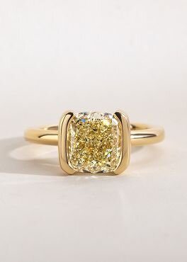 Yellow Cushion Avian - 3.25ct