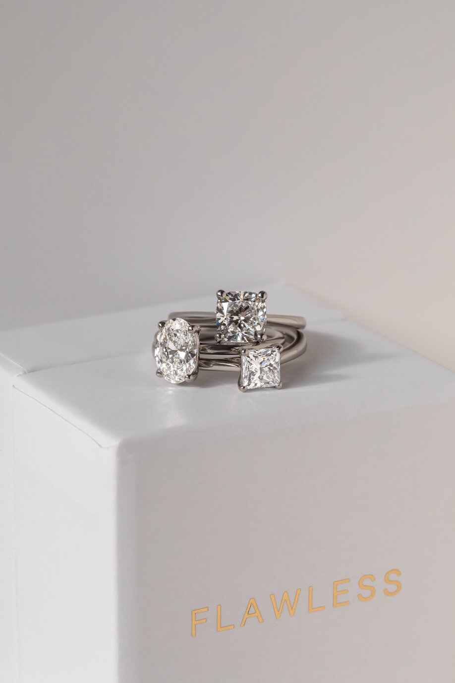 platinum diamond engagement rings in multiple styles