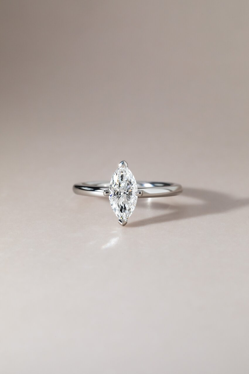 Avery White Gold Solitaire Engagement Ring