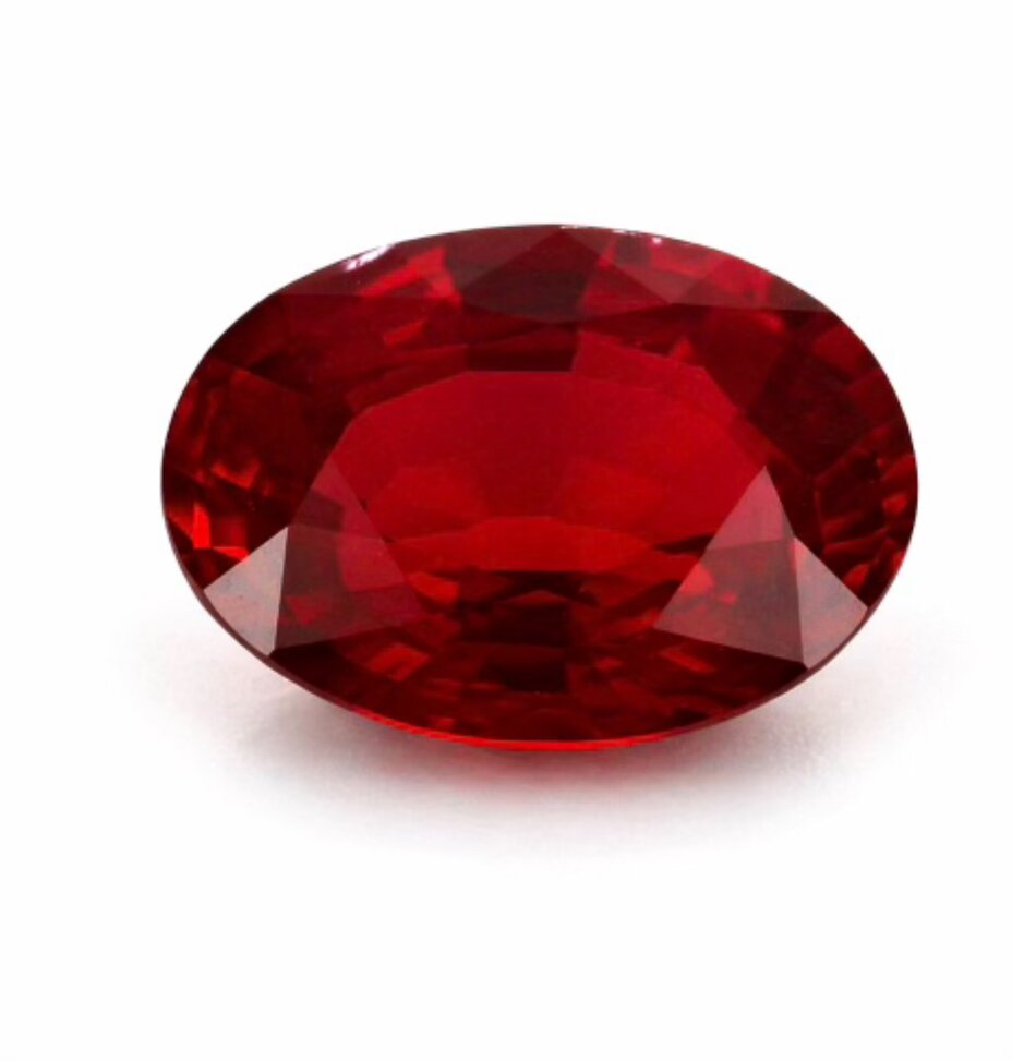 oval mozambique ruby