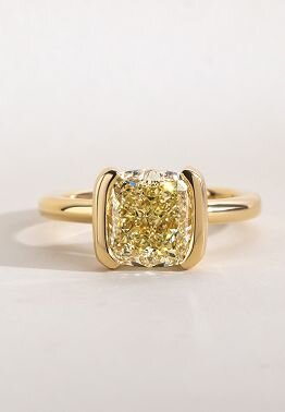 Yellow Cushion Avian - 3.25ct