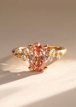 Pink Oval Morning star - 2.10ct