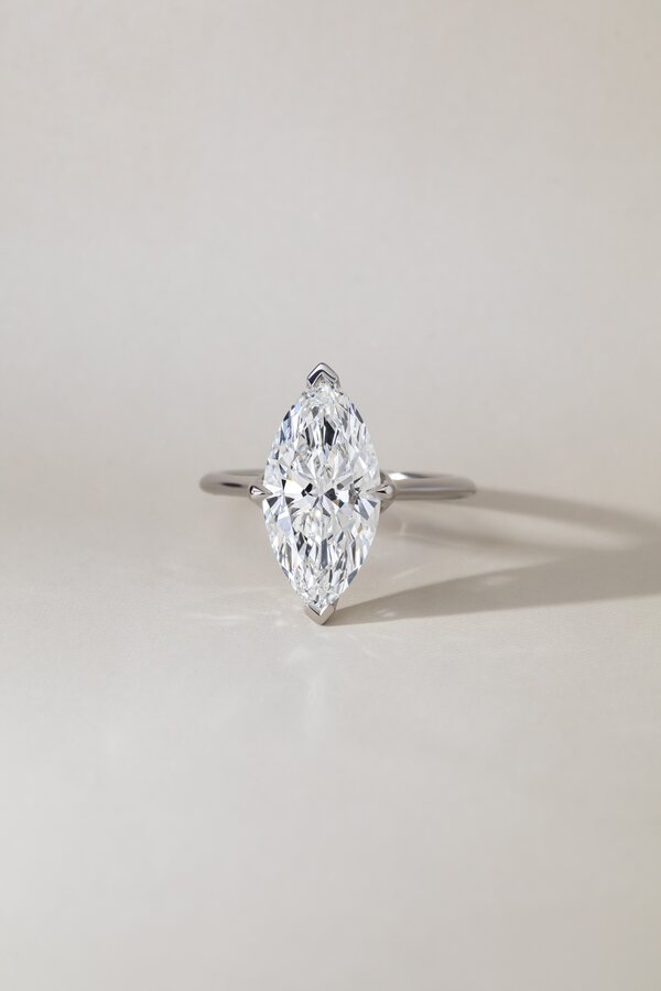 Hidden Halo Kate Platinum Engagement Ring