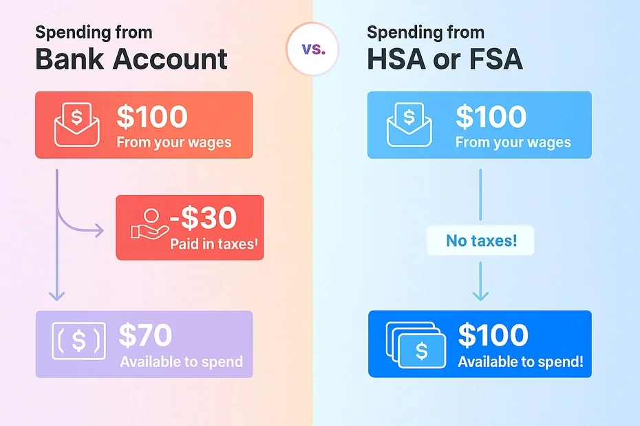 How HSA/FSA works.
