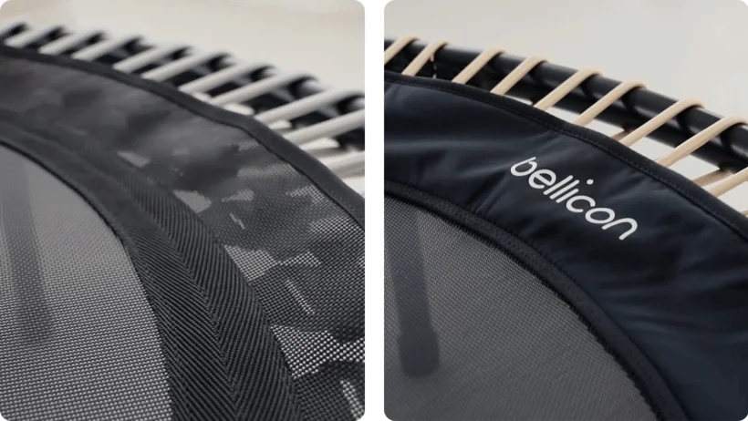 Une comparaison visuelle entre la toile standard et la toile confort.