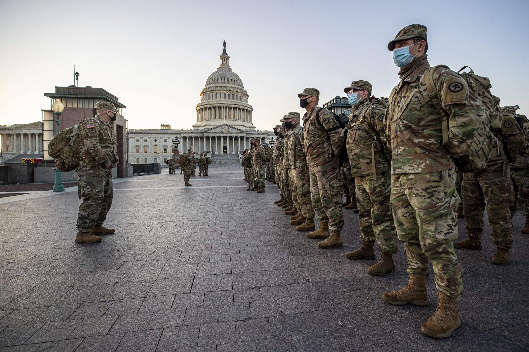 National Guard Troops Surge in Washington as Capitol Is Closed to Public