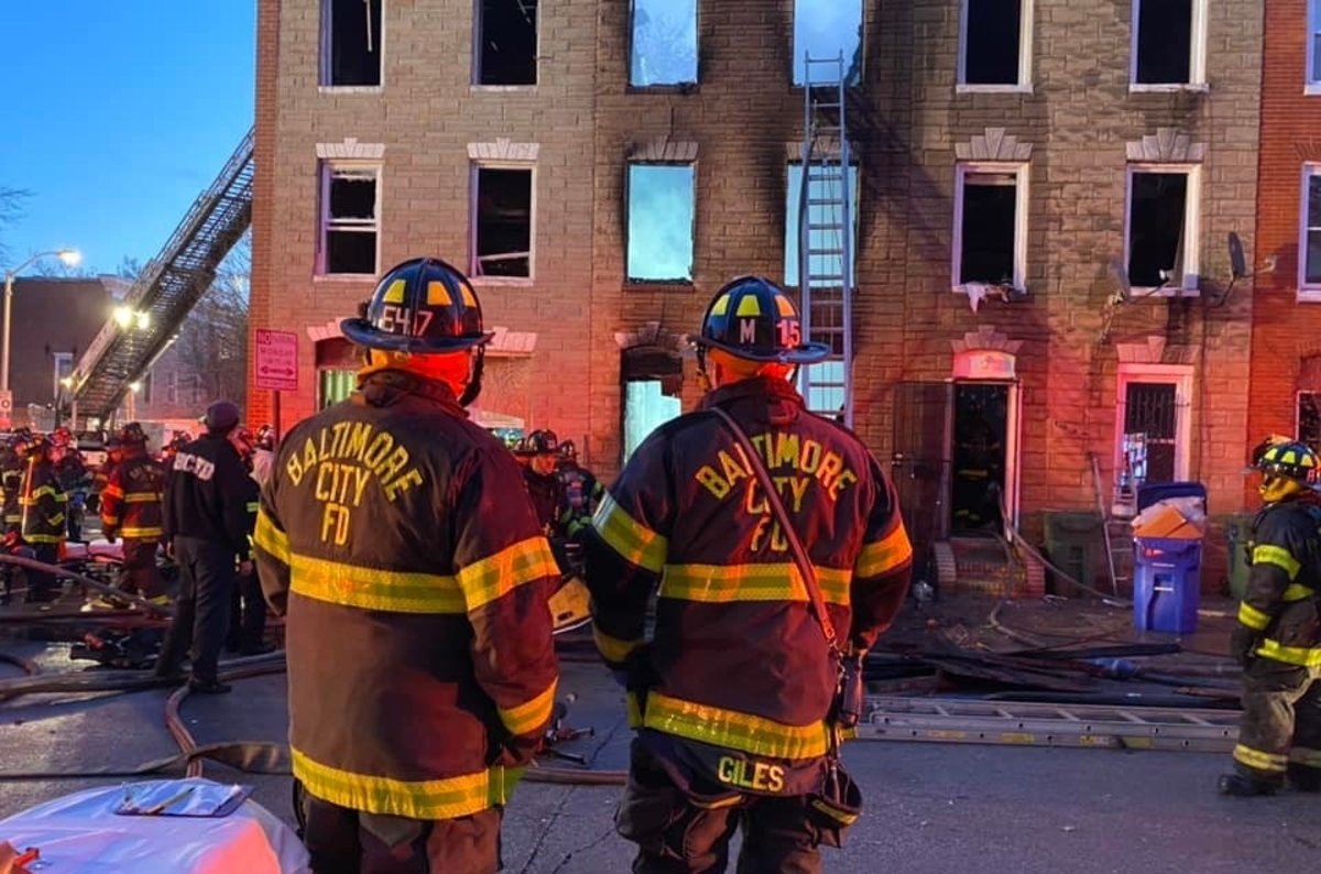 In Wake Of Tragedy, Outside Departments Rush To Aid Baltimore Firefighters