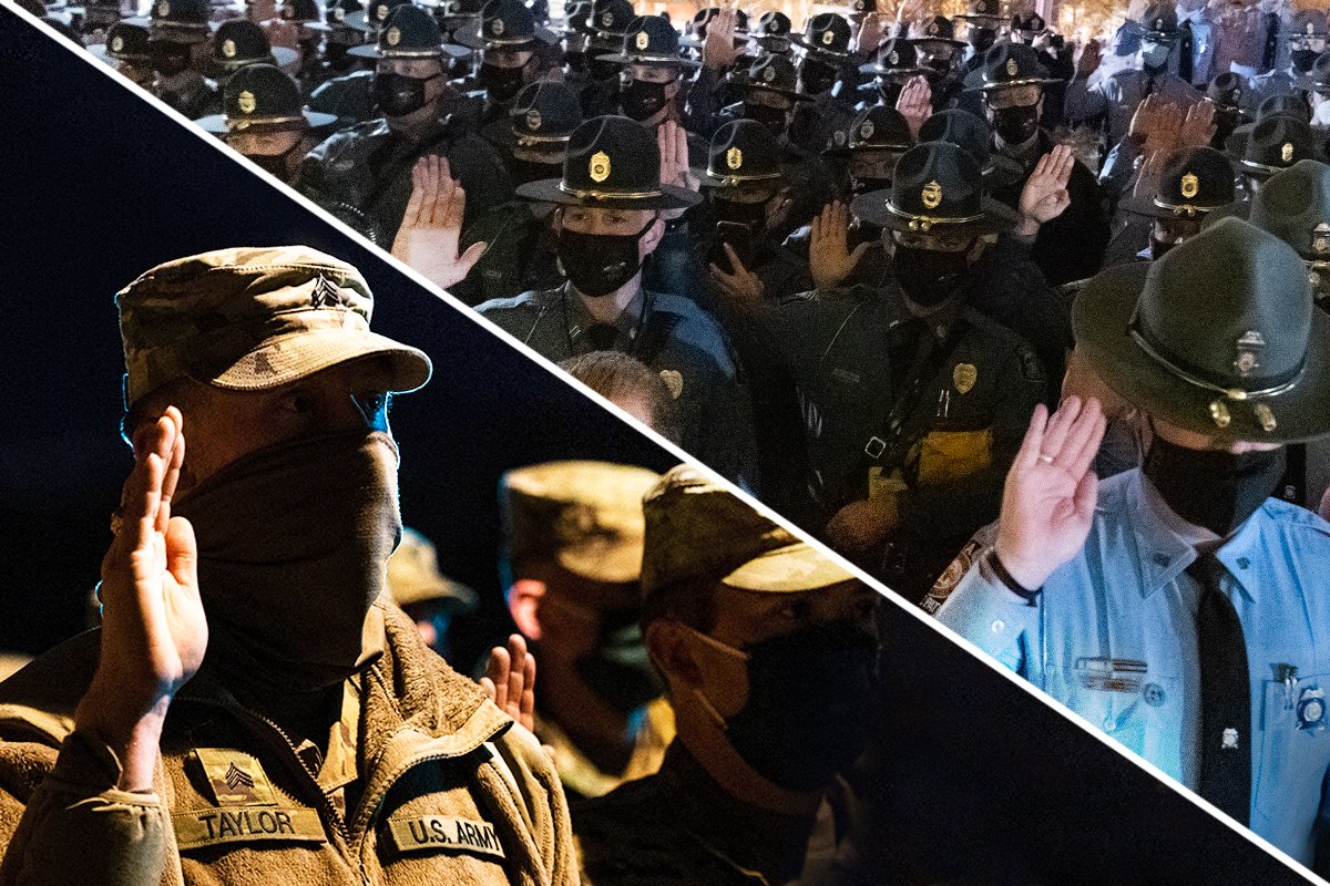 US Marshals Swear In 4,000-Plus Special Deputies From National Guard ...