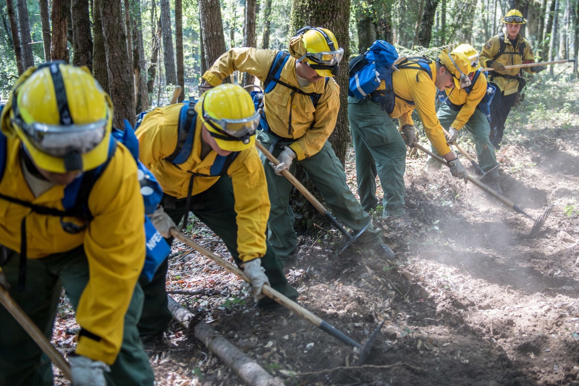 National Guard Responds To Rescues And Wildfires On West Coast