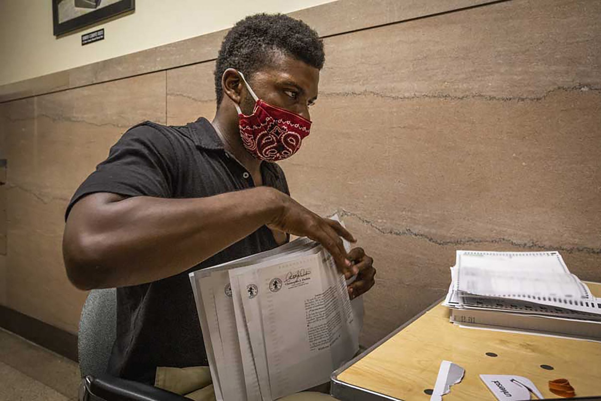 Camouflaged As Polling Workers, National Guard Presence During 