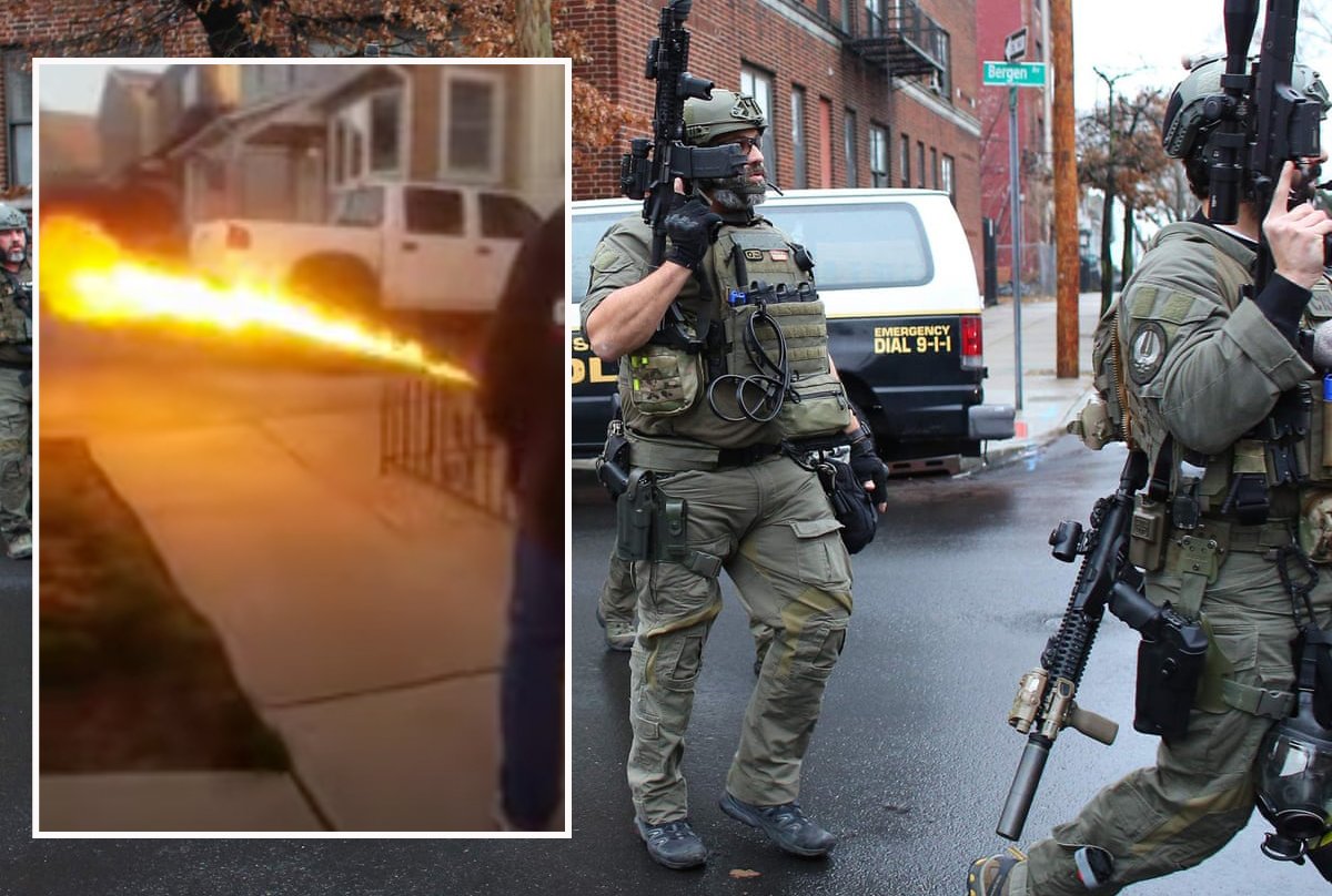 Watch: Tense Standoff Between Police and Man Armed With Flamethrower ...