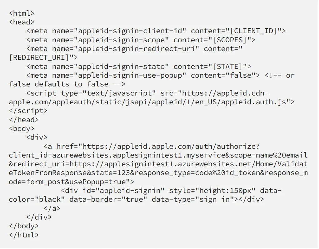 DotNETifying Sign in with Apple - Accedia