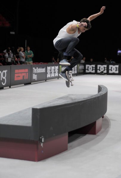 Dylan Rieder's Ollie Impossible over the Bench — Skatepark of Tampa