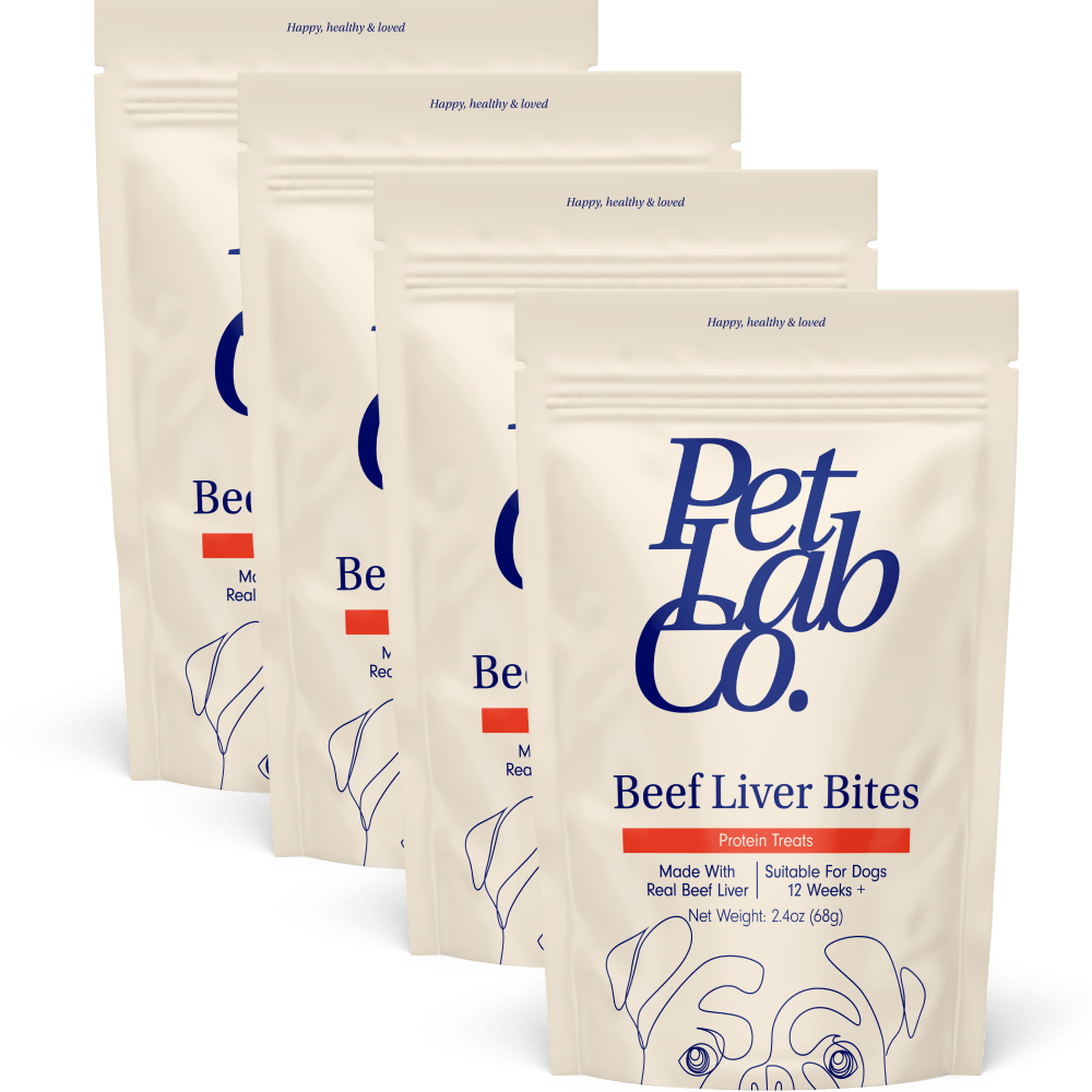 Freeze Dried Beef Liver Bites Nutritious Dog Treats PetLab Co.