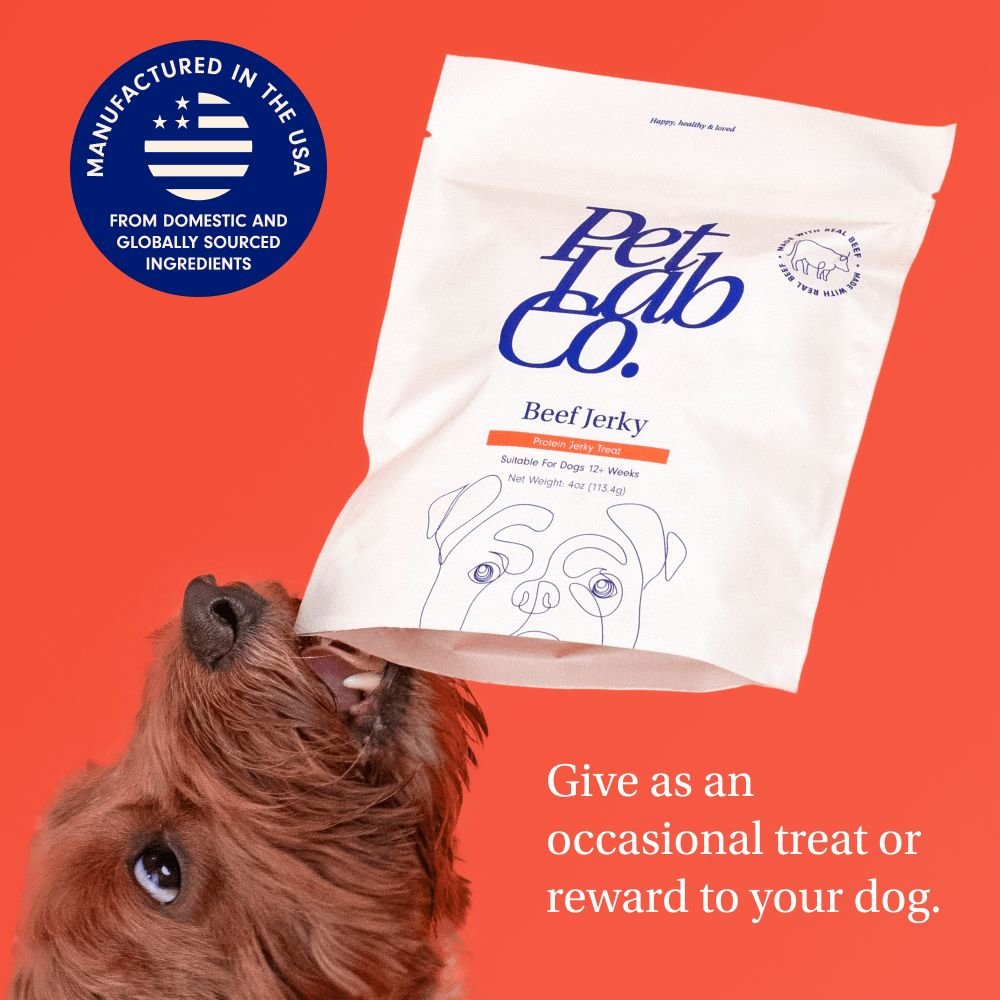 Beef Jerky Treats For Dogs ProteinRich PetLab Co.