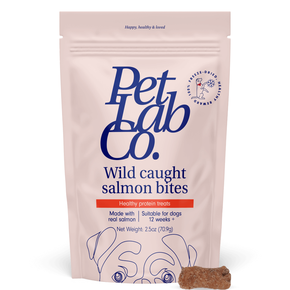 Wild Caught Salmon Bites Freeze Dried Salmon For Dogs PetLab Co.