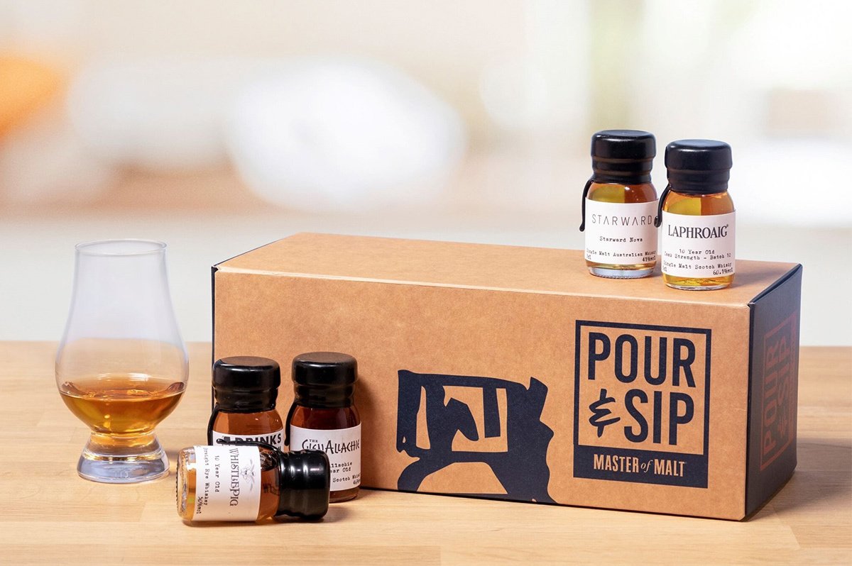 Pour & Sip Whisky Subscription box | Master Of Malt
