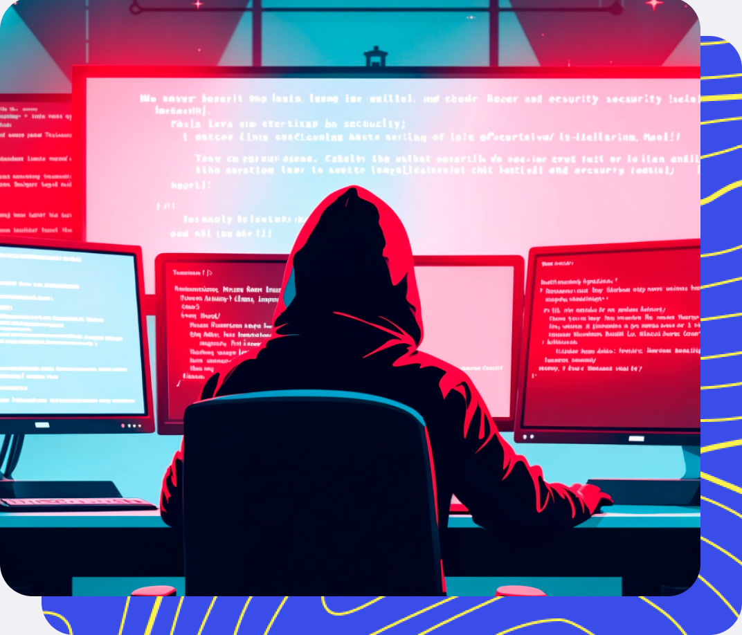 Security warning illustration