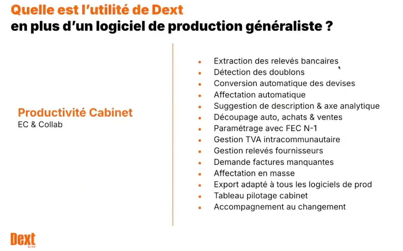 Logiciel d’expertise comptable : match tout-en-un vs spécialisé | Dext