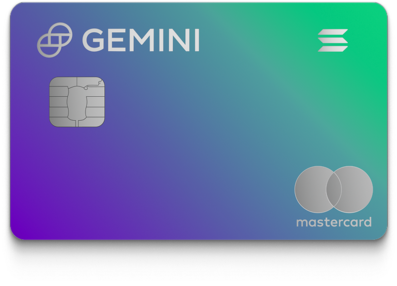 Meet The Gemini Credit Card: Solana Edition. | Gemini