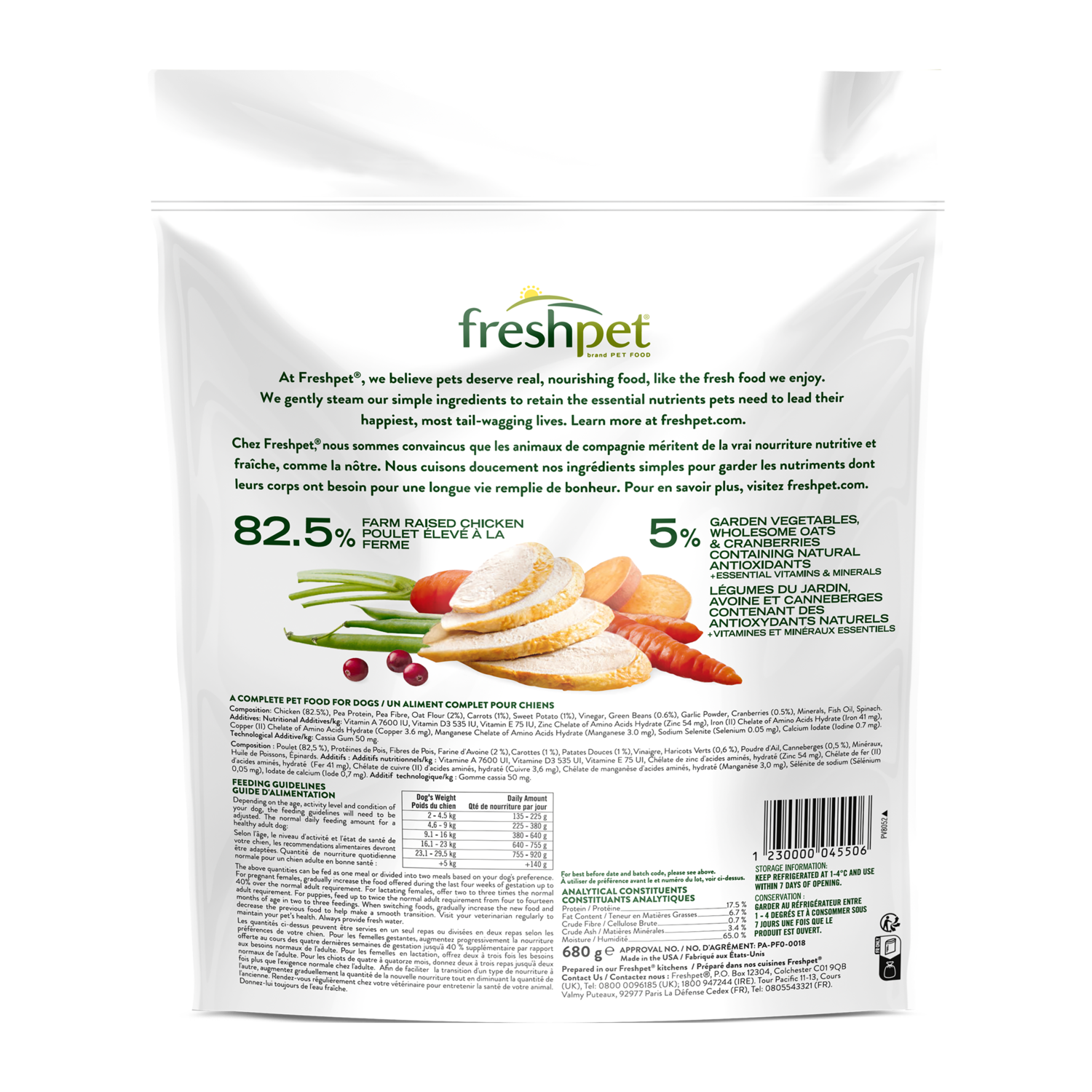 Freshpet® Fresh From the Kitchen Chicken Dog Food