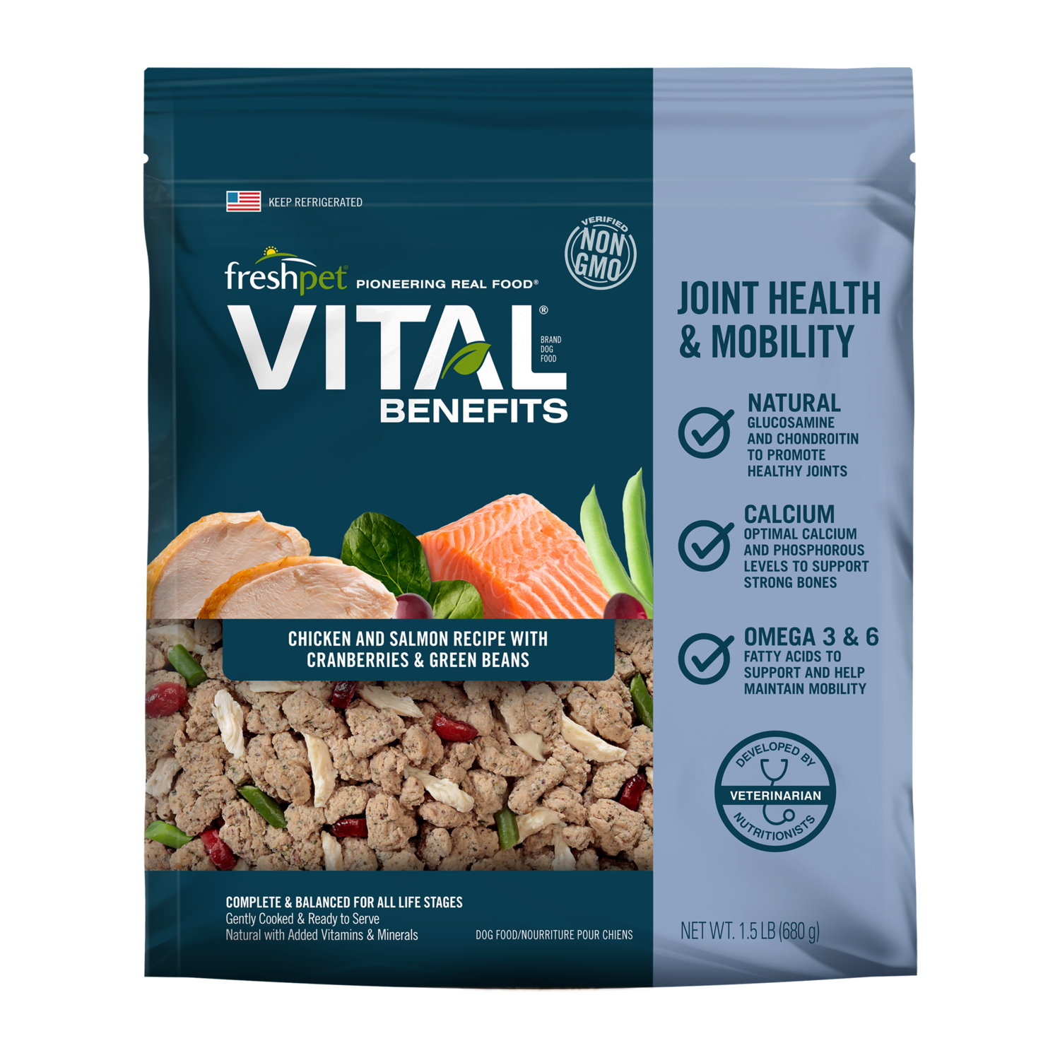 Freshpet® Vital Joint Health & Mobility Chicken & Salmon Dog Food