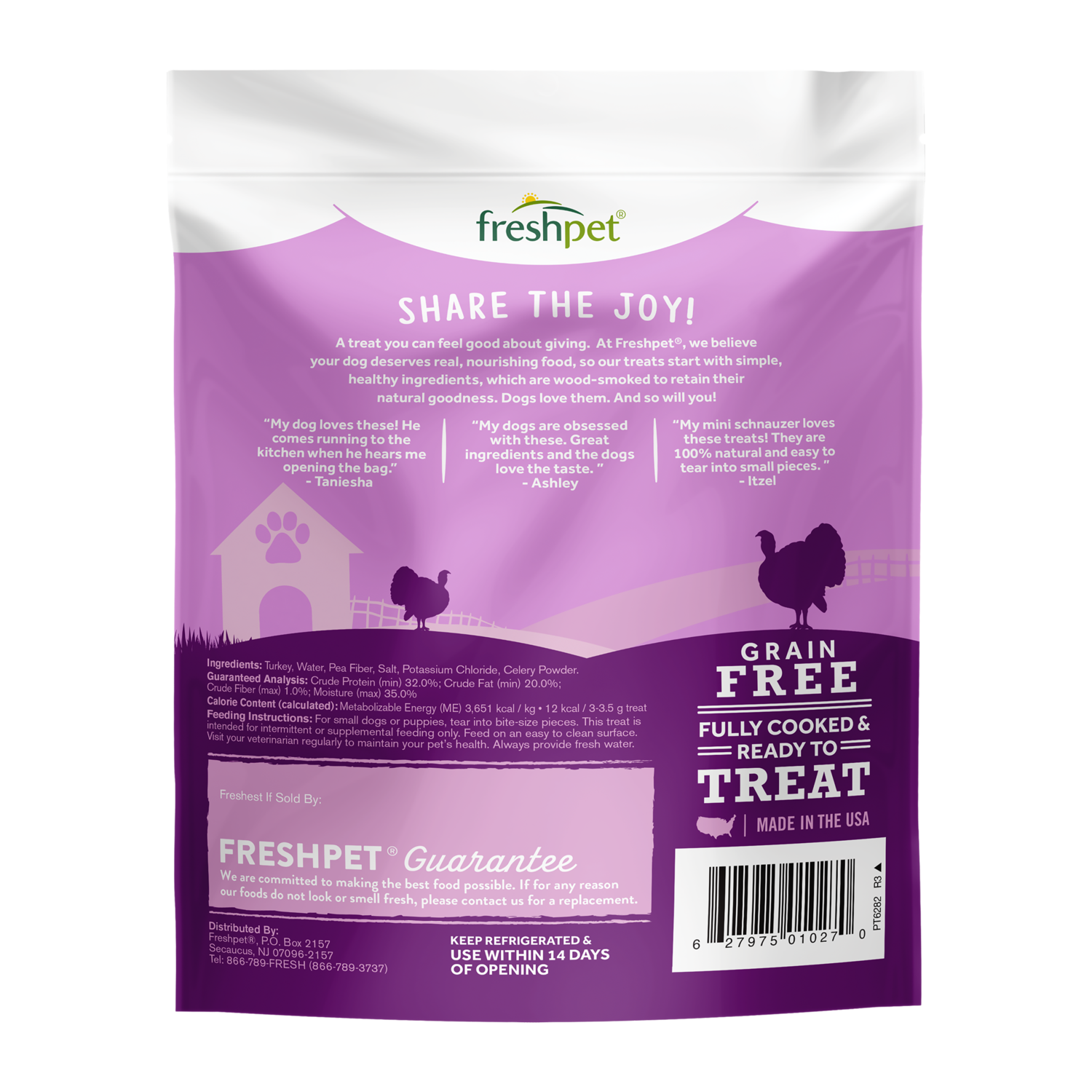 Freshpet® Dog Joy Turkey Bacon Dog Treats