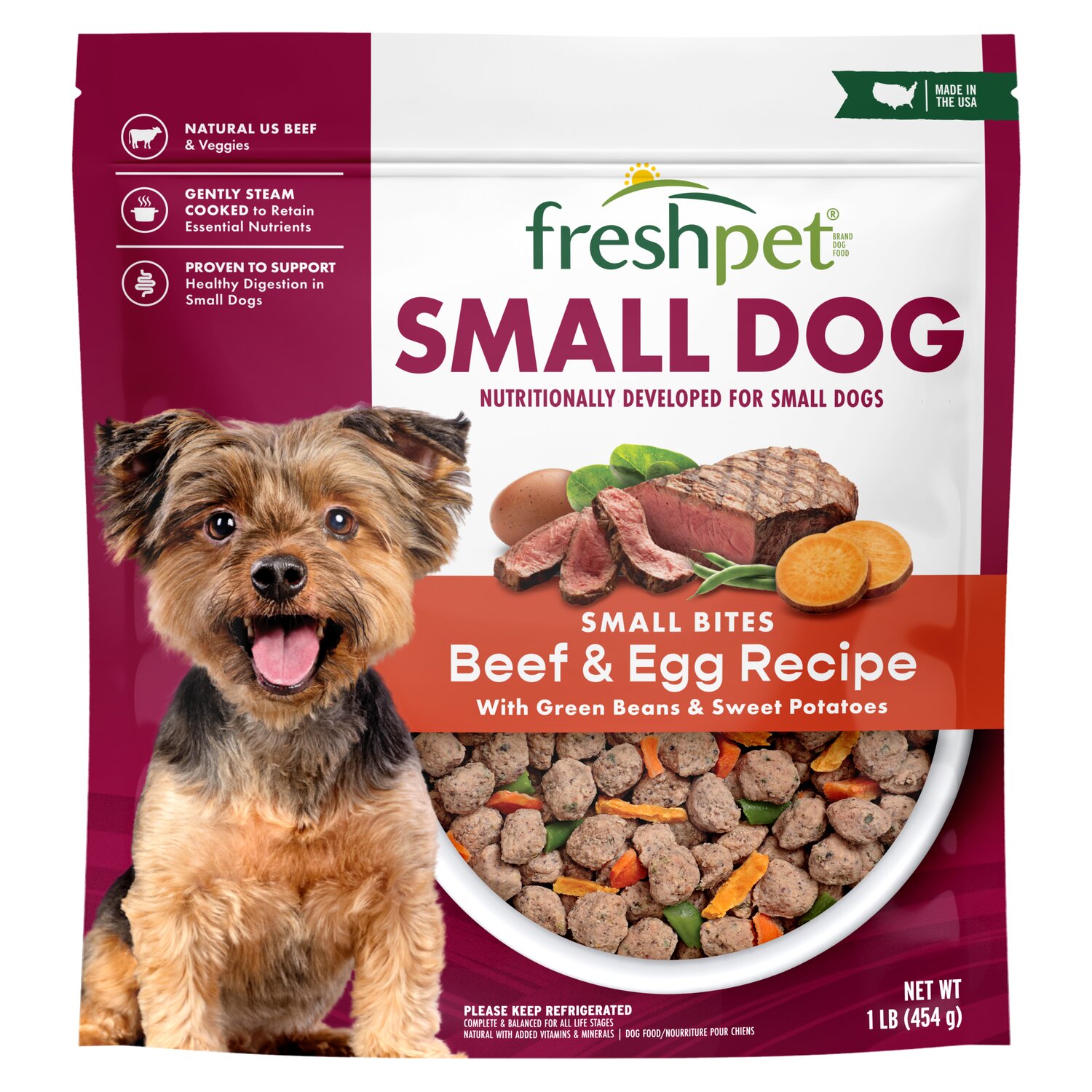 Freshpet® Beef, Egg, Green Beans & Sweet Potato Small Dog Food 