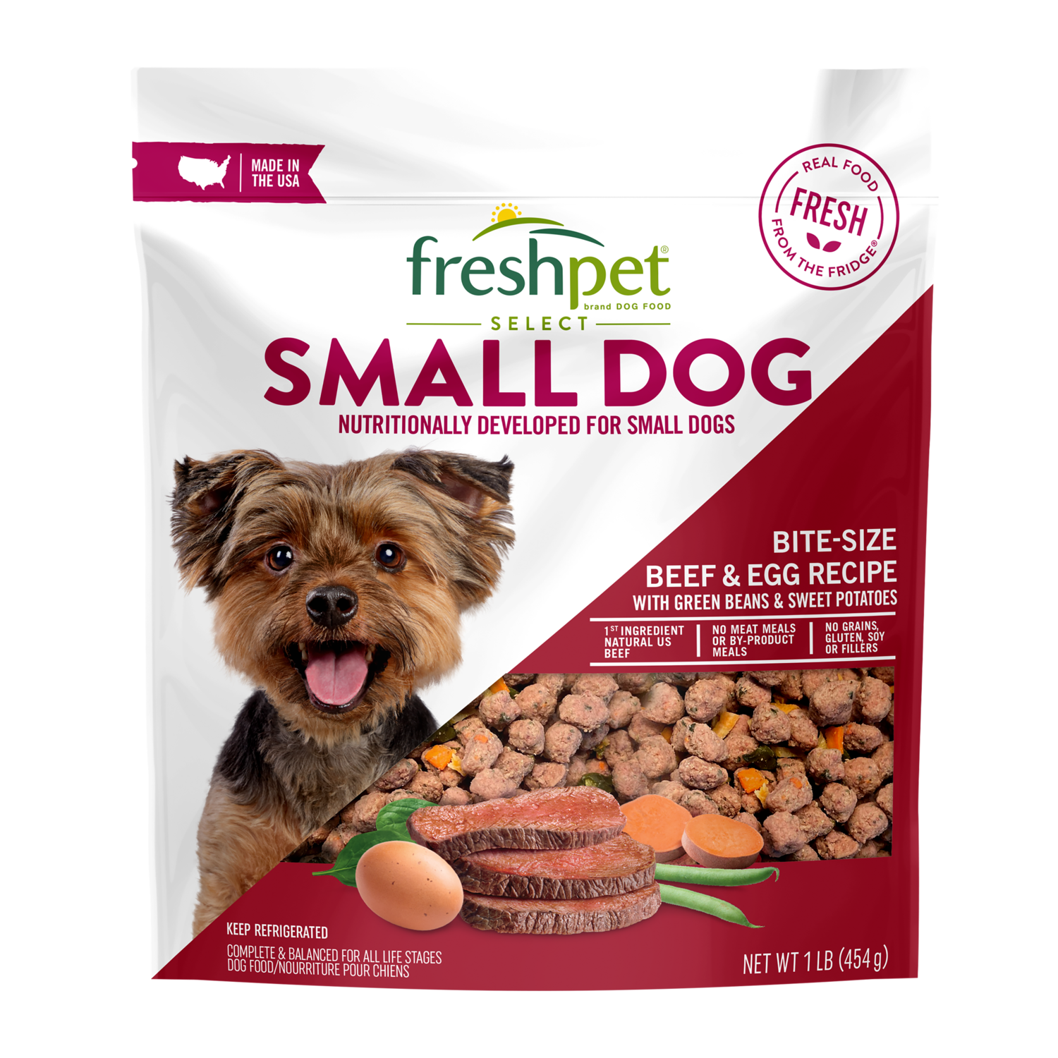 Freshpet® Beef, Egg, Green Beans & Sweet Potato Small Dog Food 