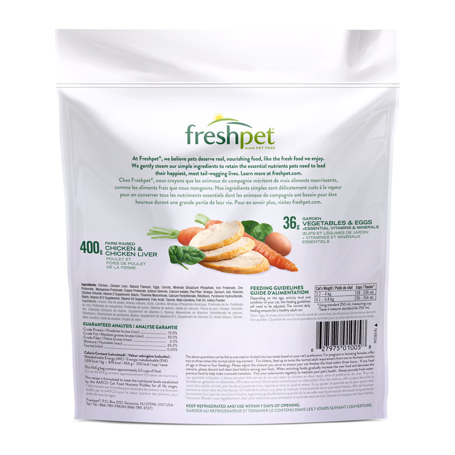 Freshpet® Tender Chicken with Garden Veggies Cat Food
