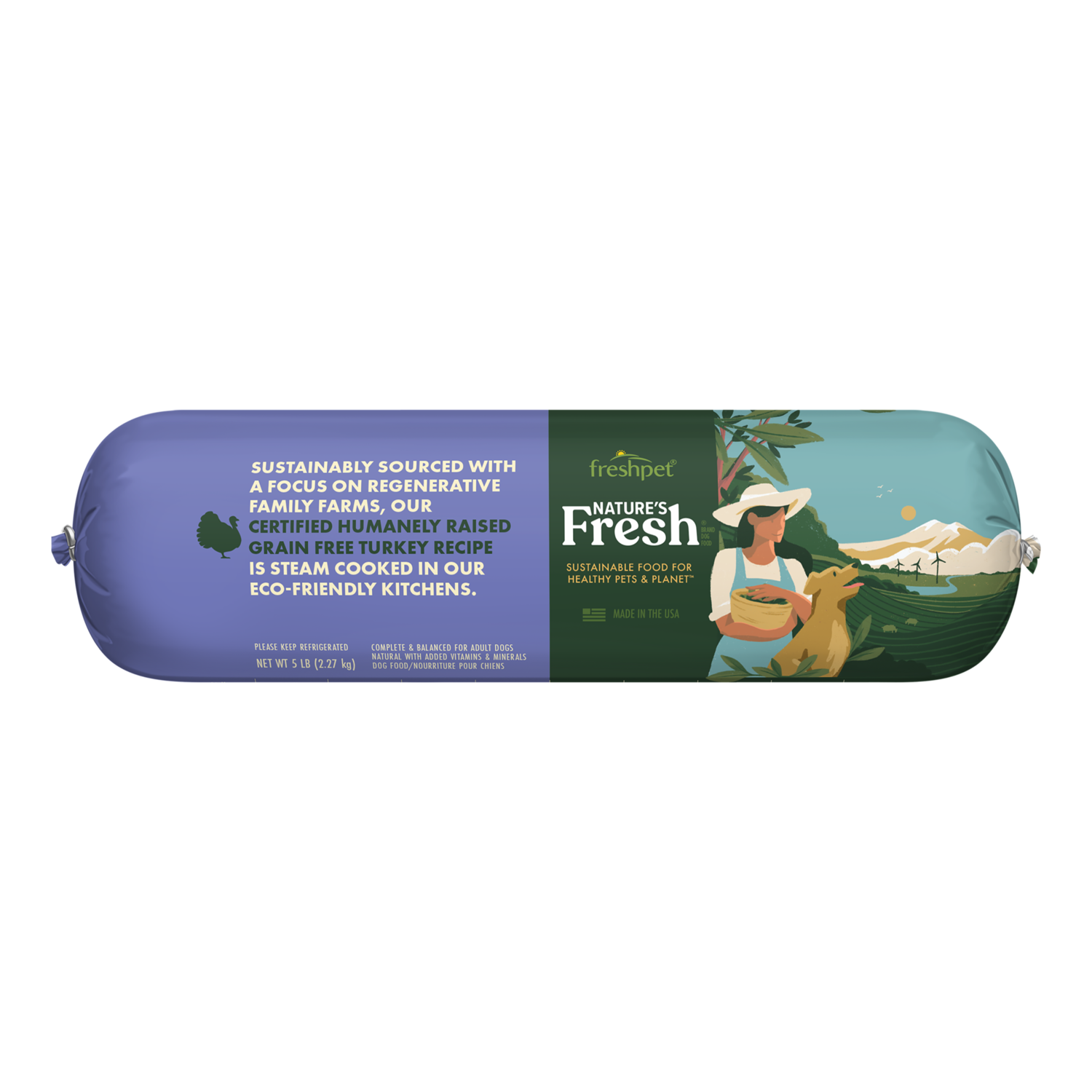 Freshpet® Nature’s Fresh Grain Free Turkey Spinach Dog Food