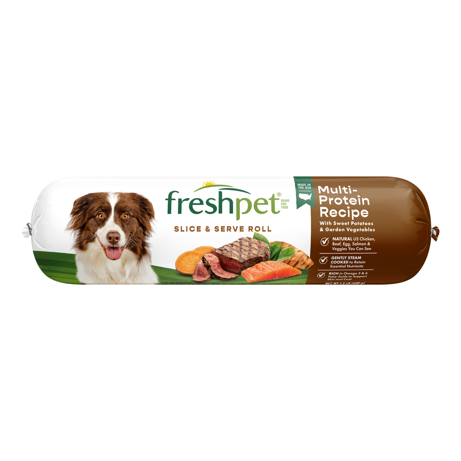 Freshpet® MultiProtein Chicken, Beef and Salmon Dog Food Roll