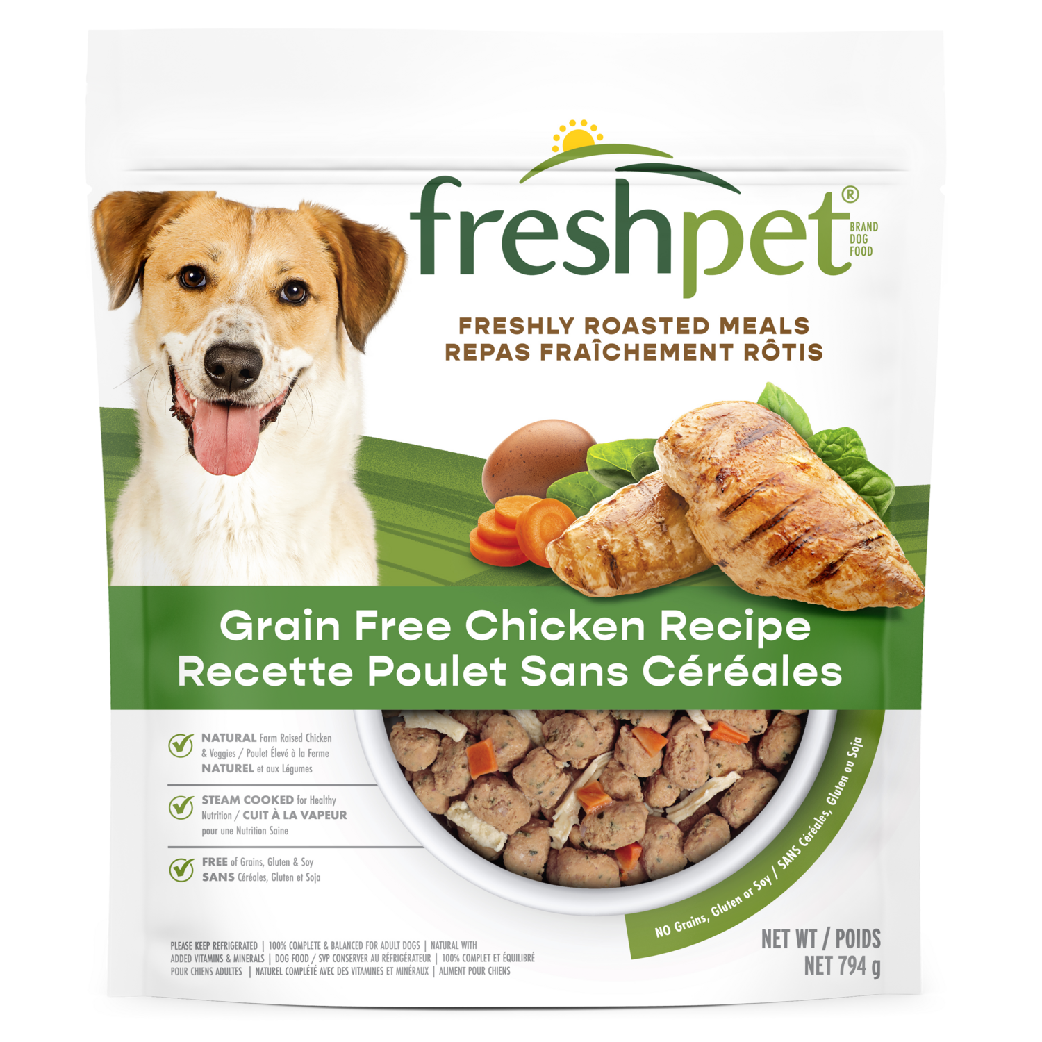 Freshpet® Grain Free Chicken & Vegetables Dog Food