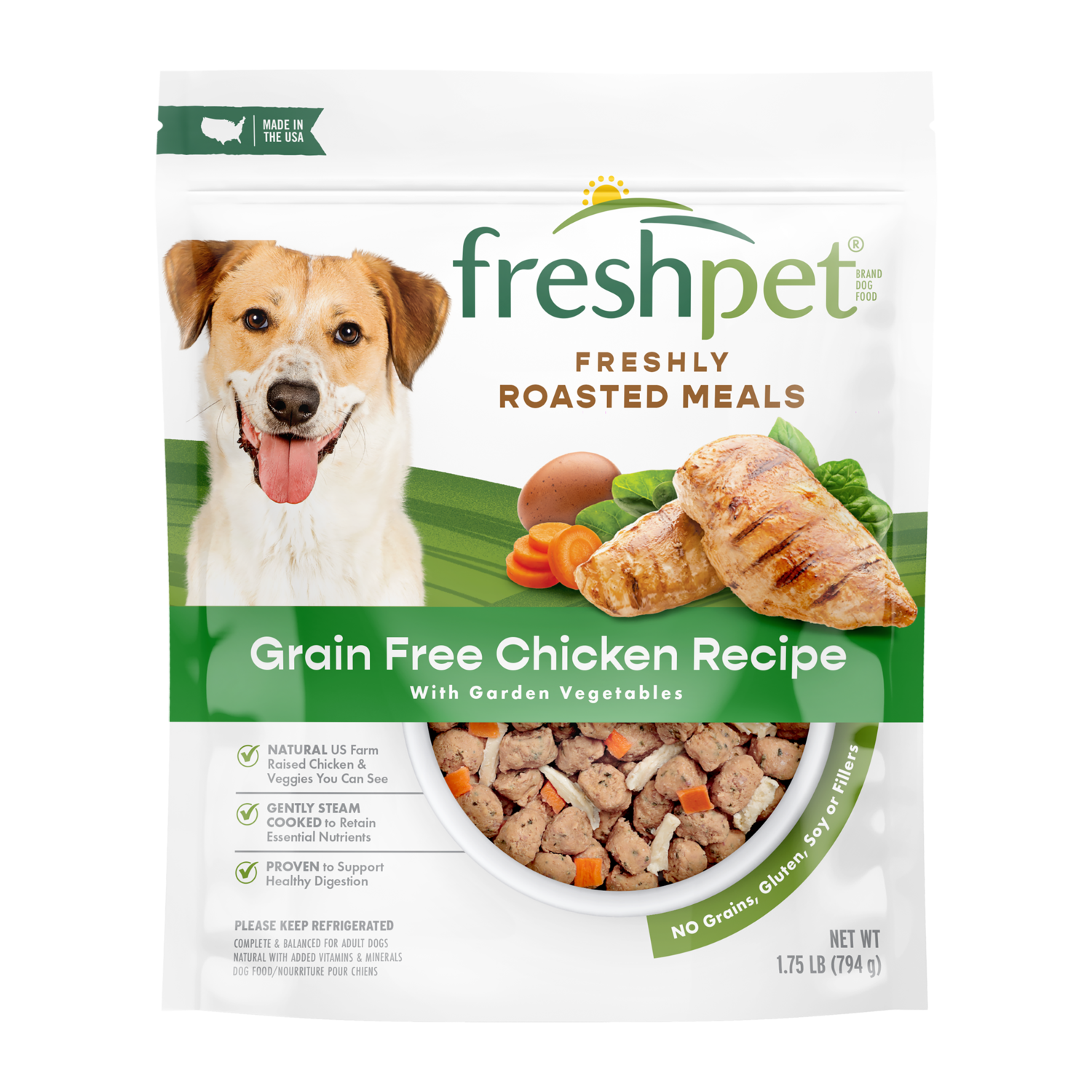 Freshpet® Grain Free Chicken & Vegetables Dog Food