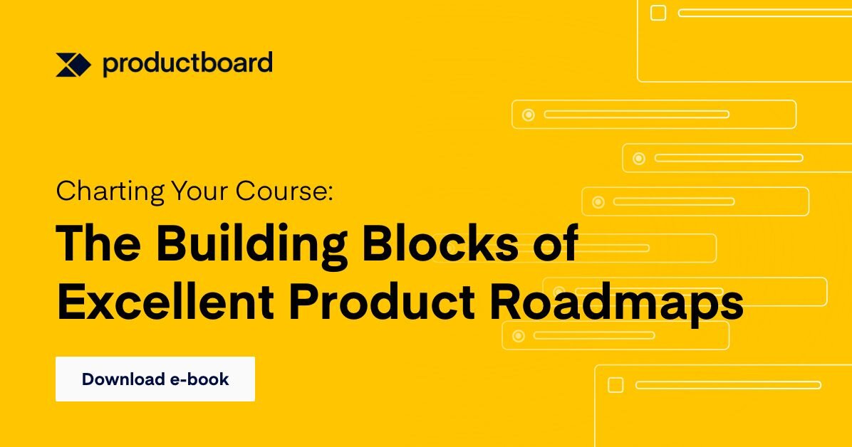 eBook: Building Excellent Product Roadmaps | Productboard