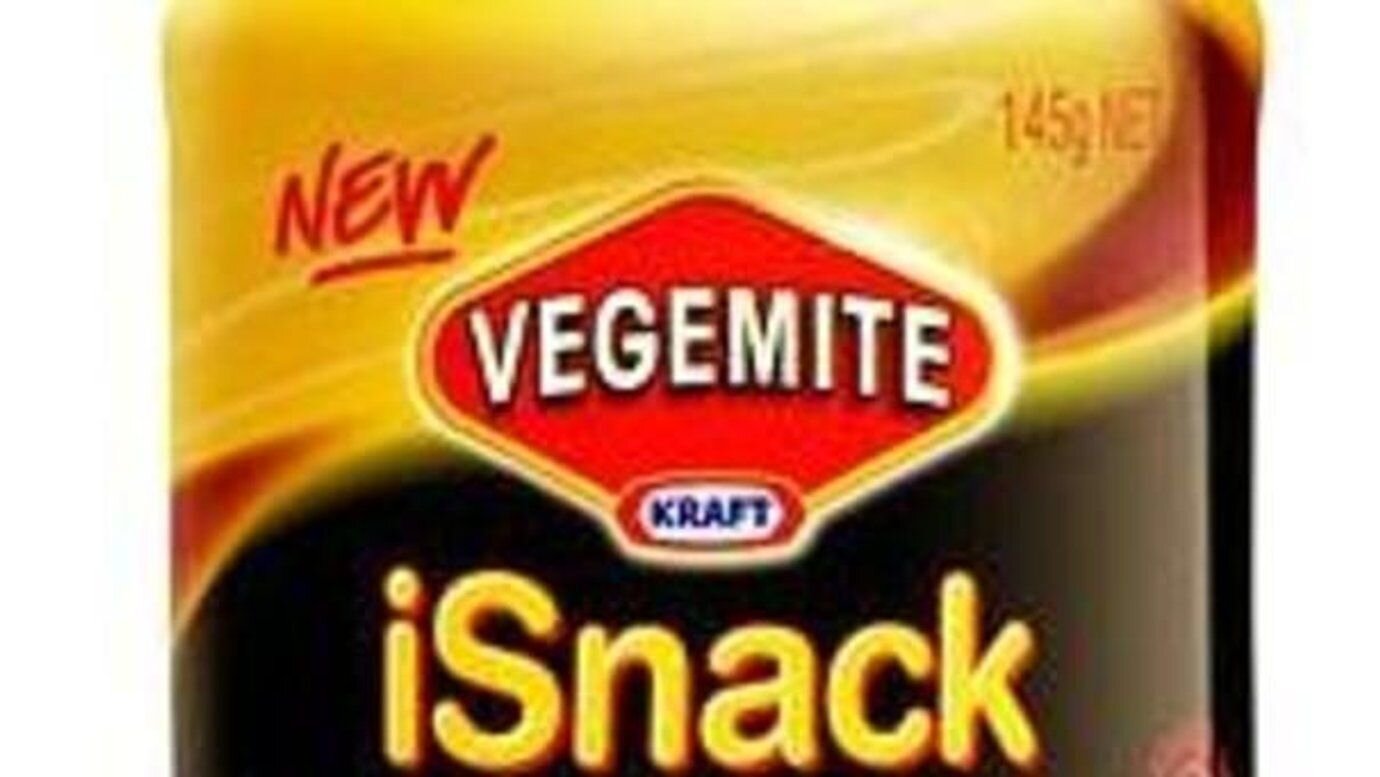 iSnack 2.0 name proves short-lived for Vegemite