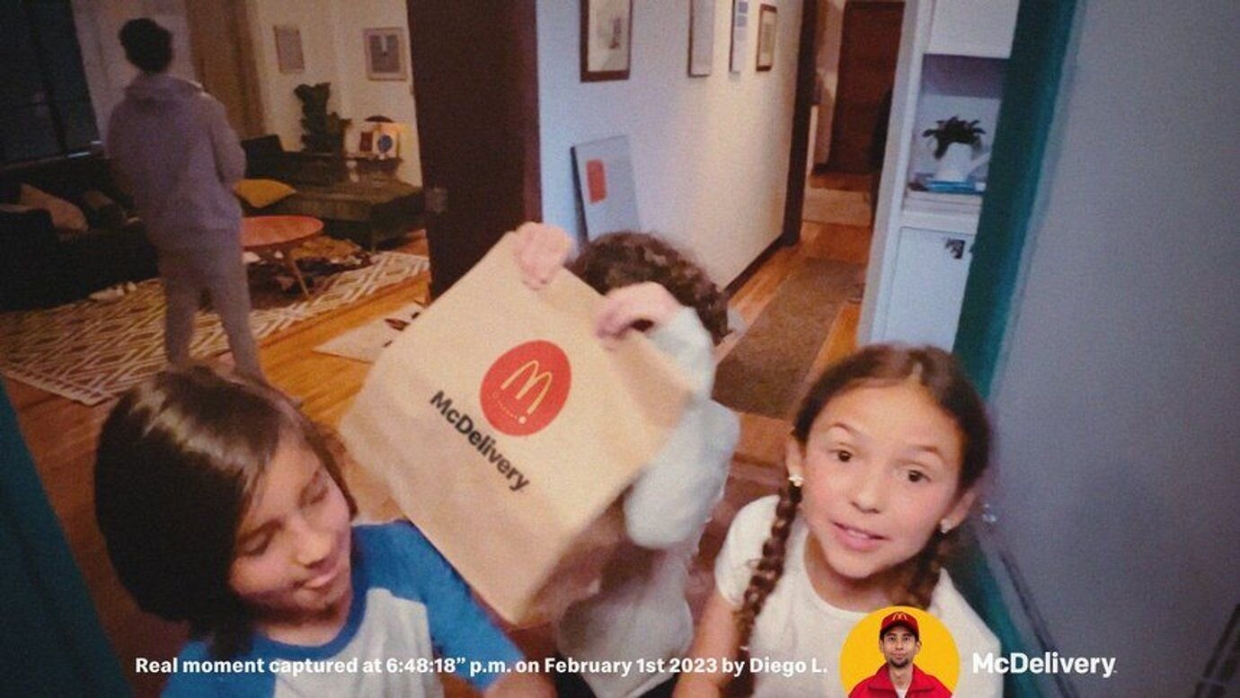 McDonald’s flipped its logo as a nod to its anime analogue