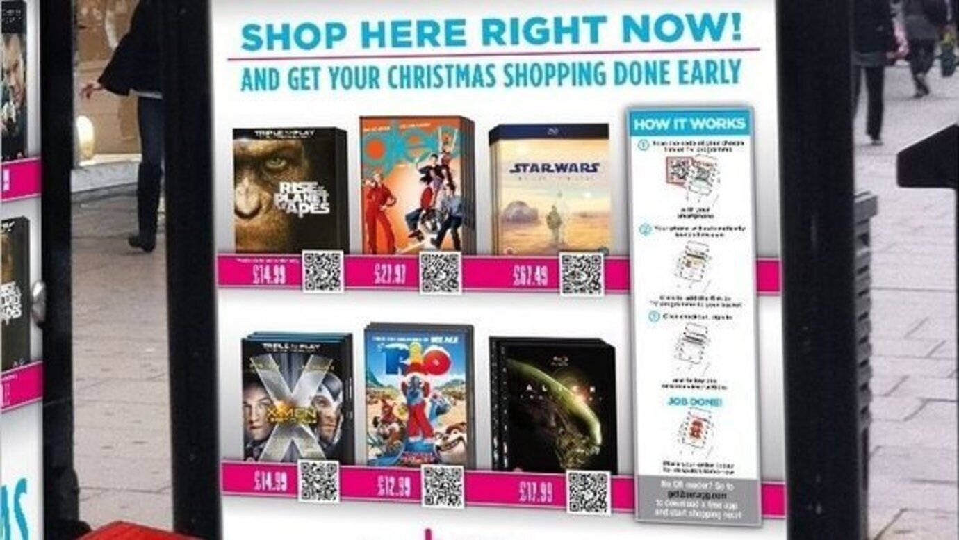 QR code shopping