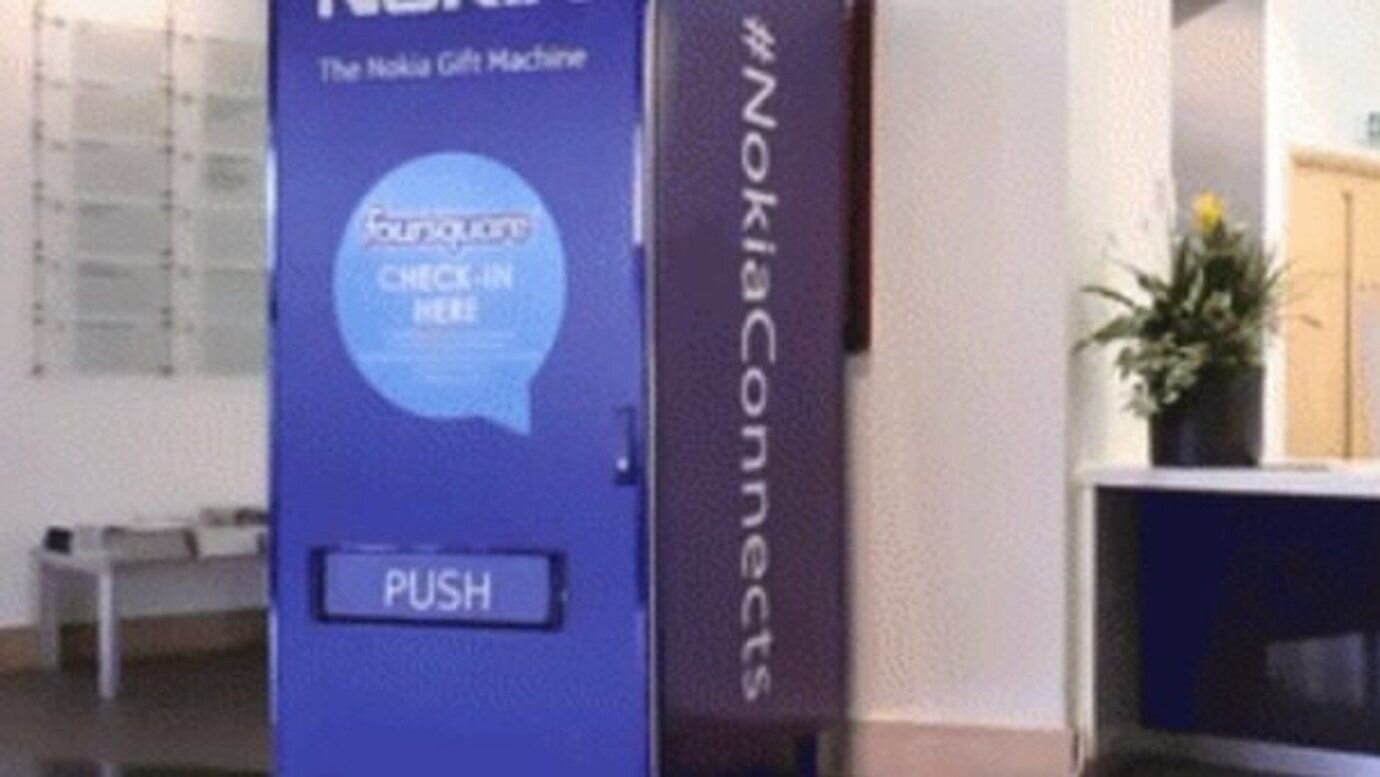 A smartphone vending machine