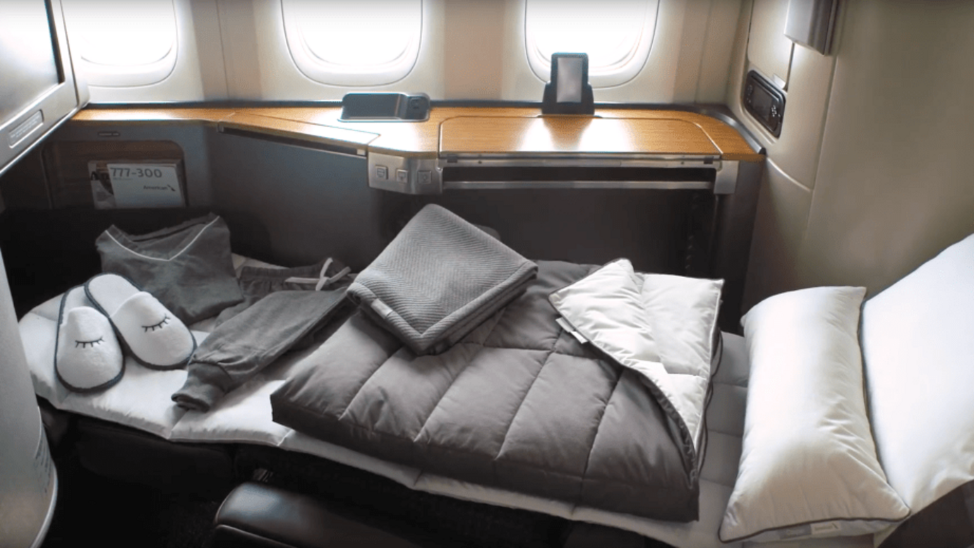 A good flight’s sleep