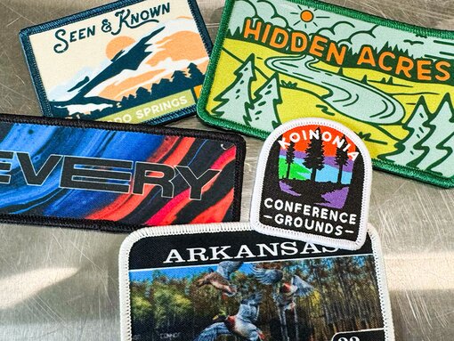 Sublimated Patches Heat Press - Vibrant Custom Designs | by Ink | by Ink