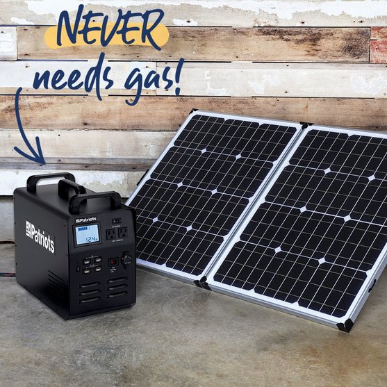 Portable Solar Generator | Patriot Power 1800 | 4Patriots