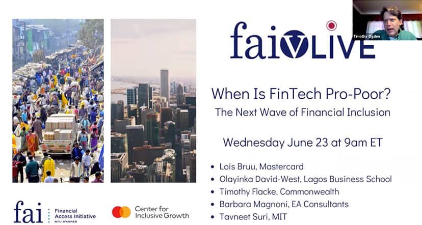 When is Fintech pro-poor? The next wave of financial inclusion