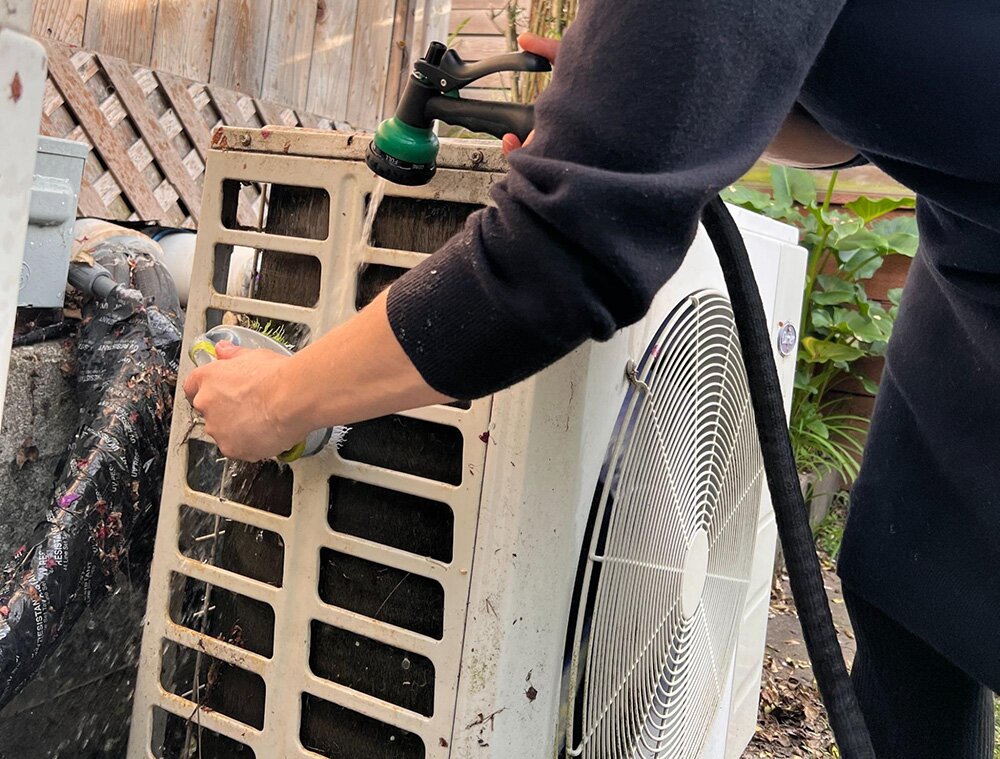 Why you should clean your outdoor heat pump unit—and how to do it | The ...