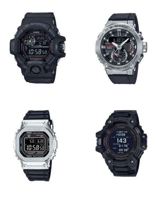Popular Casio G-Shock watches