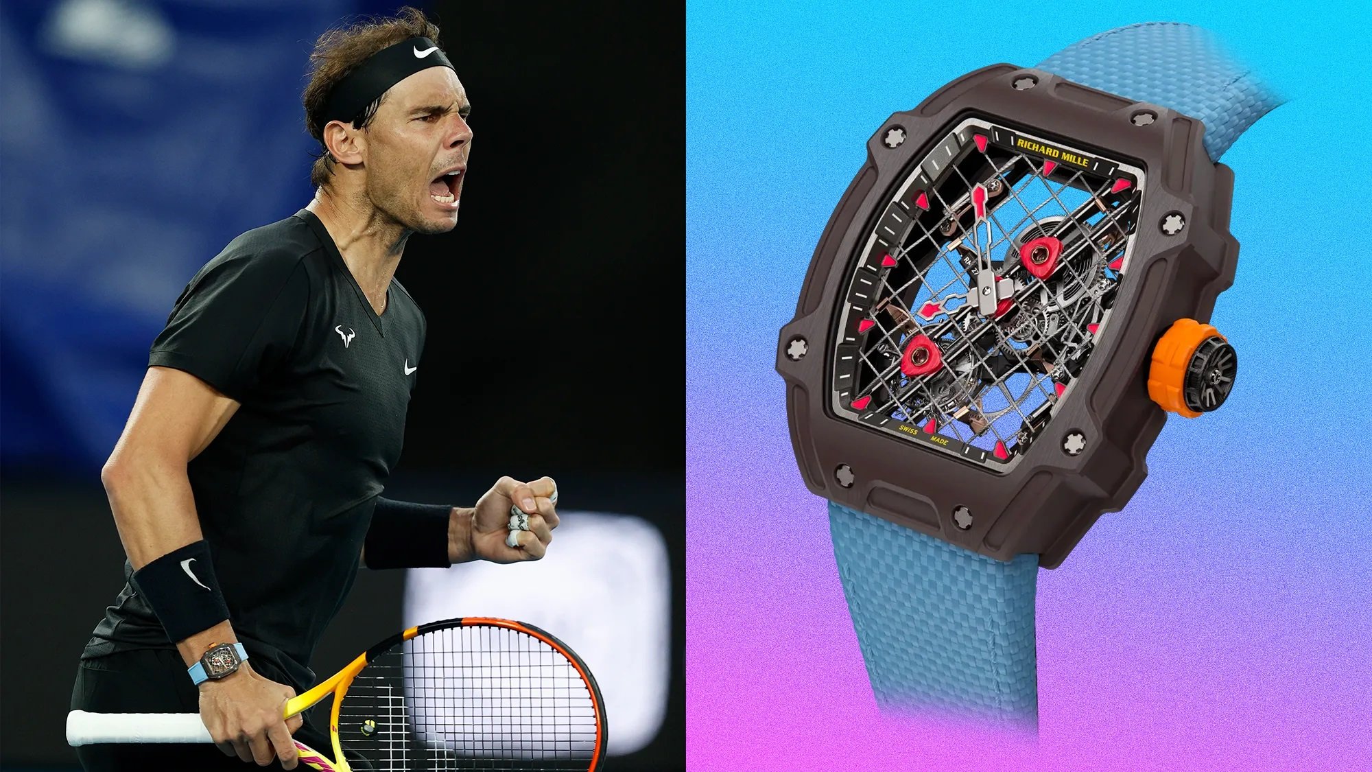 A Look At Rafael Nadal's 1M Richard Mille Watch in His RecordBreaking